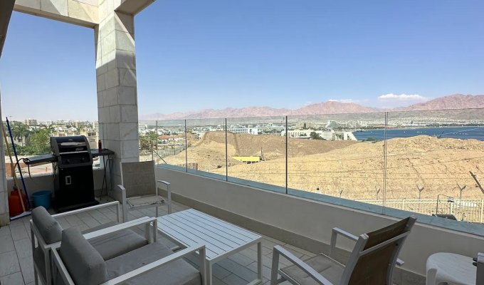 Location Villa Israel Eilat piscine privée et vue sur la mer 