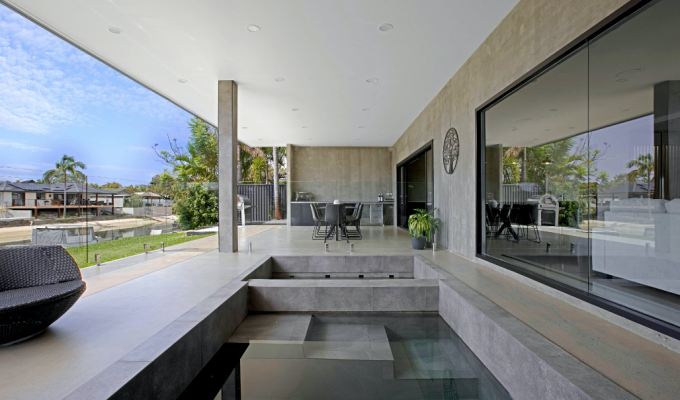 Location villa de luxe Gold Coast Australie avec piscine privée et vue sur eau 