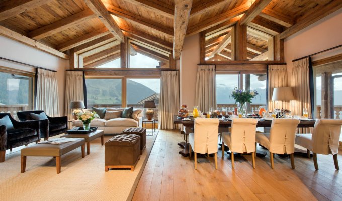 Location Chalet de Luxe Verbier Piscine Chef Conciergerie