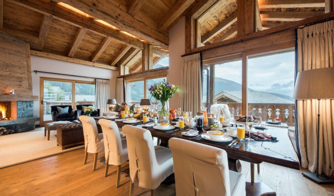 Location Chalet de Luxe Verbier Piscine Chef Conciergerie