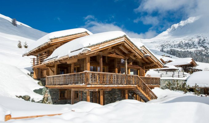 Location chalet de luxe Verbier piscine hammam sauna