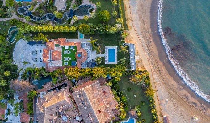 Vue aerienne de la propriété