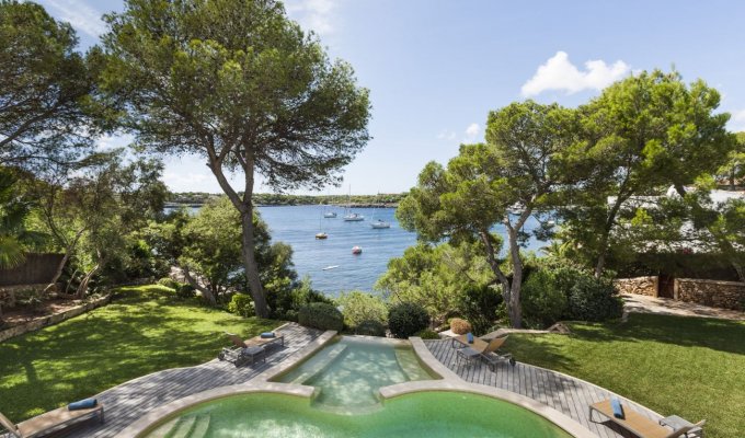 Iles Baleares Location Villa Luxe Majorque Santanyi 10 pers bord de l'eau