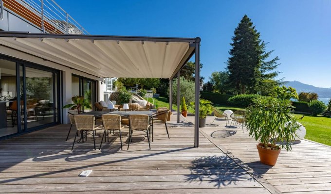 Location Villa Lac d'Annecy à Veyrier du Lac ponton privé