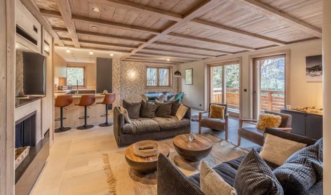 Location vacances Megeve pied des pistes de ski Rochebrune conciergerie