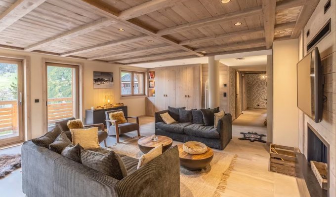 Location vacances Megeve pied des pistes de ski Rochebrune conciergerie
