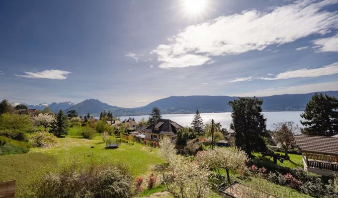 Location Villa Lac d'Annecy à Veyrier du Lac vue lac d'Annecy