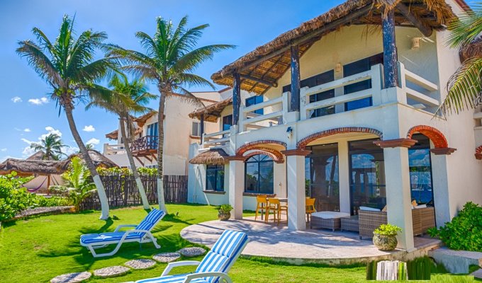 Riviera Maya Location Villa Akumal sur la plage avec piscine privée Chef & Kayaks