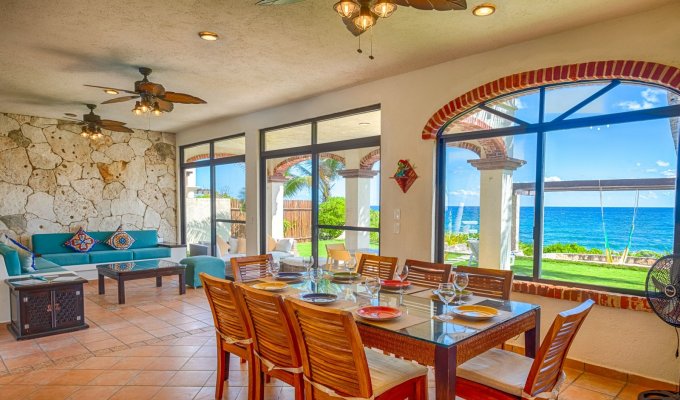 Riviera Maya Location Villa Akumal sur la plage avec piscine privée Chef & Kayaks