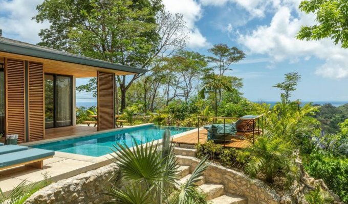 Costa Rica luxury villa rental  Santa Teresa private pool & staff