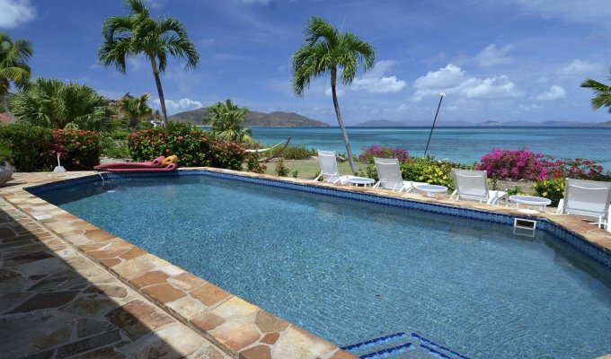 BVI Location Villa Virgin Gorda Mahoe bay Plage Piscine Personnel Chef Jacuzzi