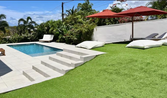 Location villa Guadeloupe Saint Francois 16 pers plage 2 mins piscine privée