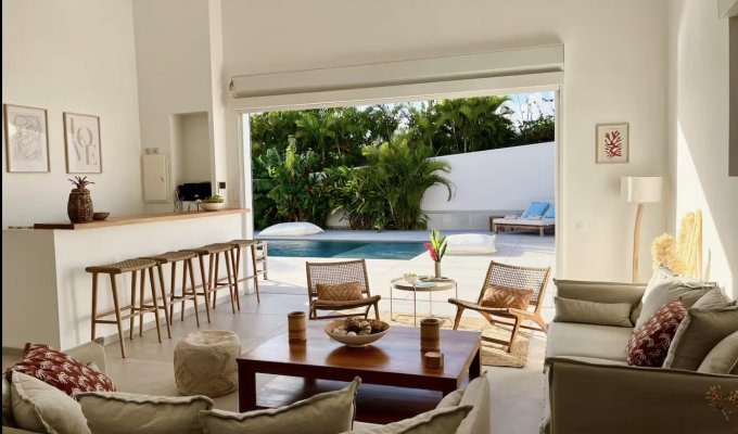 Location villa Guadeloupe Saint Francois 16 pers plage 2 mins piscine privée