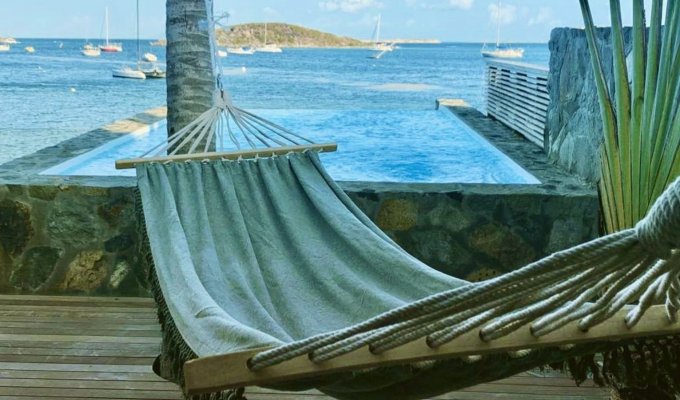 Location Villa Baie Orientale Saint-Martin avec Piscine vue mer