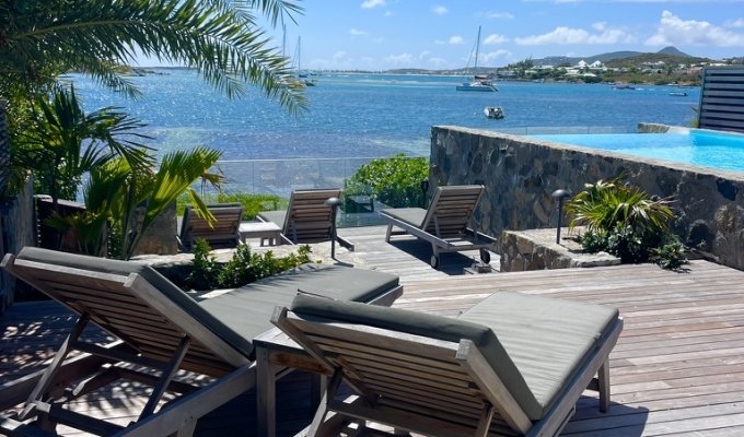 Location Villa Baie Orientale Saint-Martin avec Piscine vue mer