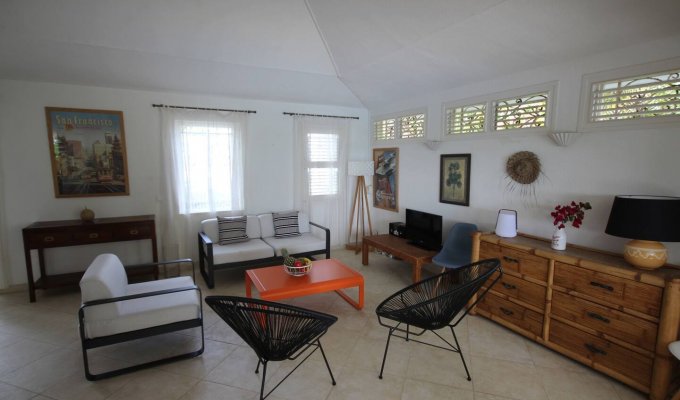 Location Villa Guadeloupe Saint François Karukera piscine et accès PMR