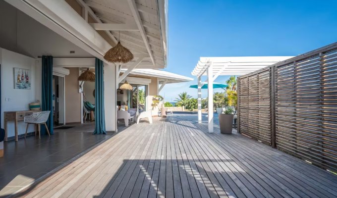 Guadeloupe Location Villa Sainte Anne plage La Caravelle 5 mins vue mer piscine privée 