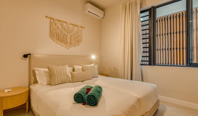 Sud Ile Maurice Location Appartement Pointe d'Esny plage en Residence avec piscine