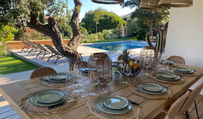 Corse Location Villa Porto Vecchio Plage de St Cyprien Piscine privee