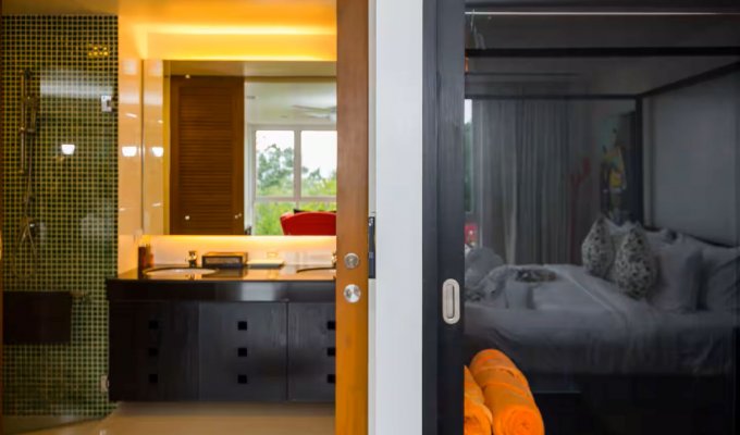 Location villa Phuket à Patong avec piscine privée, personnel et vue mer imprenable