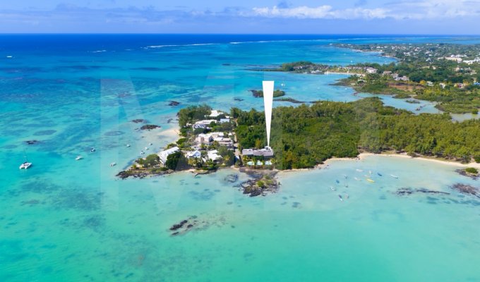 Location villa Ile Maurice pieds dans l'eau plage de Calodyne piscine privée Kayak
