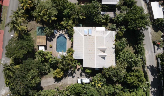 Villa vue du ciel