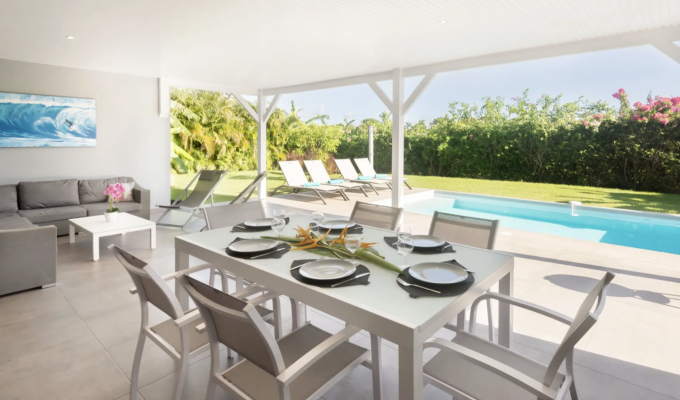 Villa de luxe le Gosier 5 min à pied de la plage de St Felix