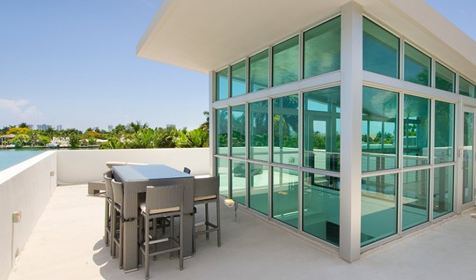 Location Villa Luxe Miami Beach en front de mer Venetian Islands Floride
