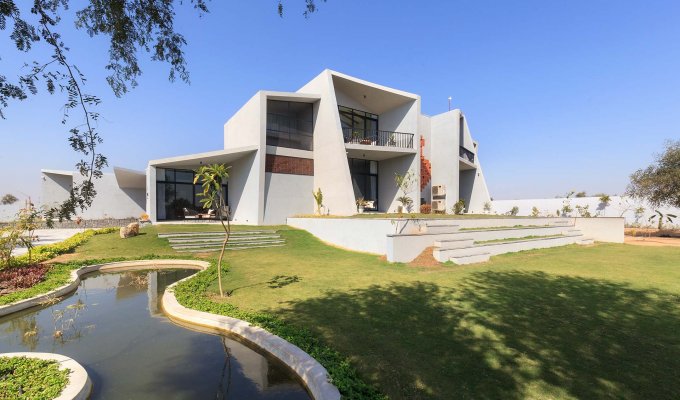 Location villa Jodhpur Rajasthan avec piscine privée chauffée, jacuzzi, chef et petit-déjeuner  