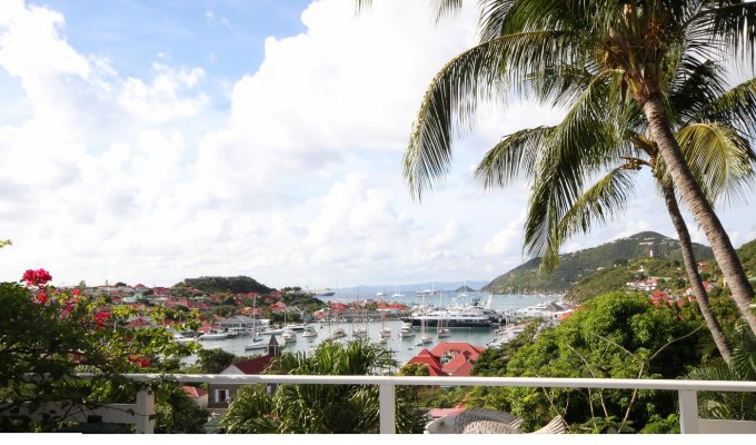 Location Vacances St Barthélémy - Appartement à St Barth surplombant le port de Gustavia - Caraibes - Antilles Françaises