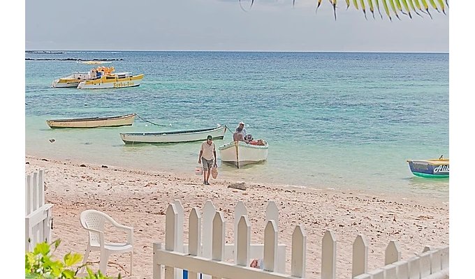 Location Bungalow Ile Maurice Pieds dans l'eau plage Trou aux Biches