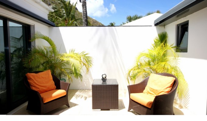 LOCATION SAINT BARTHELEMY - Villa de Charme sur la plage de Flamands avec piscine privée - St Barth - Caraibes -  Antilles Françaises