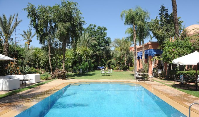 Piscine riad de luxe à Marrakech 