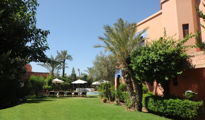 Salon riad de luxe à Marrakech 