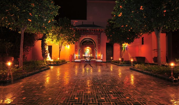 Chambre riad de luxe à Marrakech 