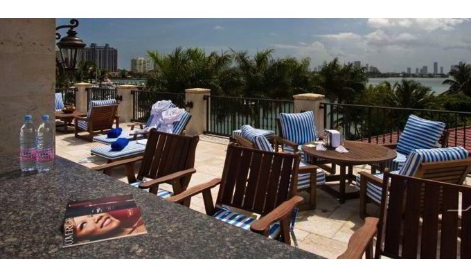 Location Villa de Luxe Miami Beach Sunset Island Floride