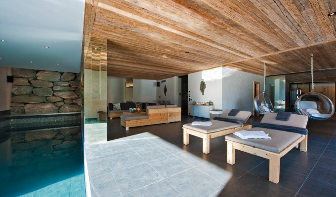 Location Chalet de Luxe Verbier Piscine Spa Chef