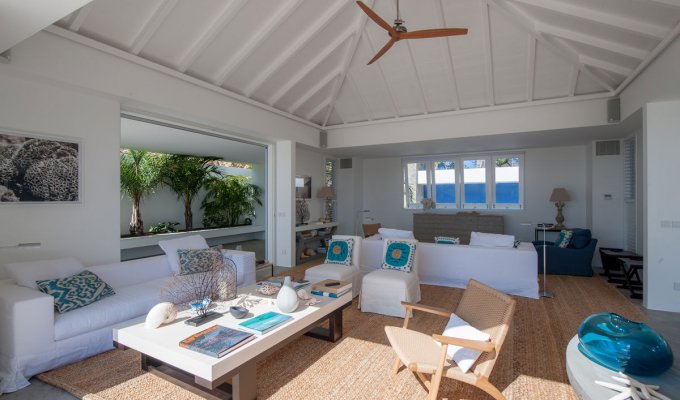 Location Vacances St Barthélémy - Villa vue mer Gouverneur - St Barth - Caraibes - Antilles Françaises