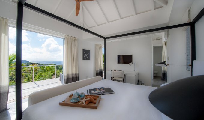 Location Vacances St Barthélémy - Villa vue mer Gouverneur - St Barth - Caraibes - Antilles Françaises