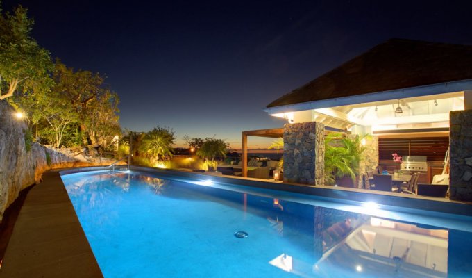 Location Vacances St Barthélémy - Villa de Luxe à St Barth avec piscine privée et vue mer - Lurin - Caraibes - Antilles Françaises