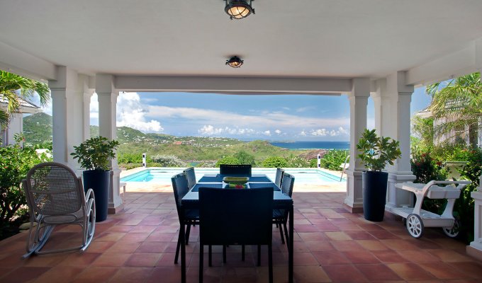 Location Vacances St Barthélémy - Villa de Luxe à St Barth avec piscine privée et vue mer - Domaine du Levant - Caraibes - Antilles Francaises