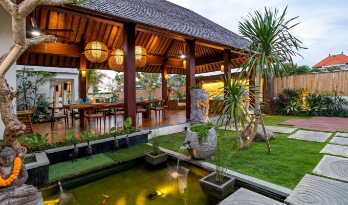 Indonesie Bali Location Villa Canggu à 800m de la plage et avec personnel