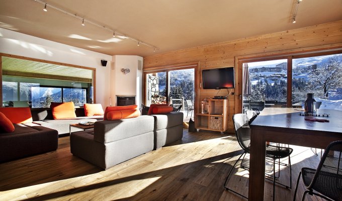 Location Chalet luxe Courchevel 3 Vallées en Savoie Piscine Hammam & petit dejeuner