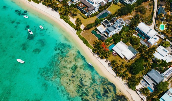 Location villa Luxe Ile Maurice Grand Baie Pereybere plage 30m Piscine privée et Personnel