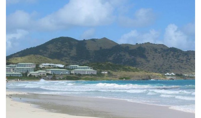 Appartement en résidence - piscine commune- Mont Vernon - baie Orientale - St Martin - Antilles Françaises.