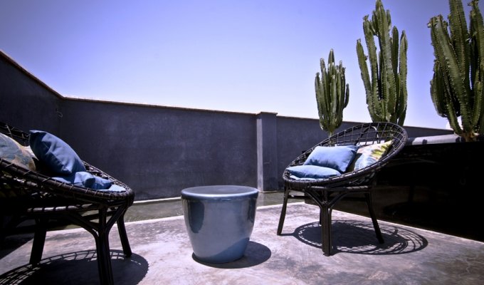 Terrasse riad de charme à Marrakech