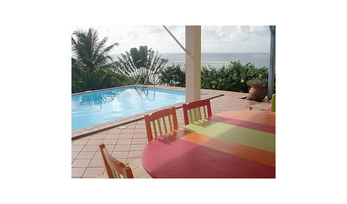 Location villa Tartane Martinique Piscine privée