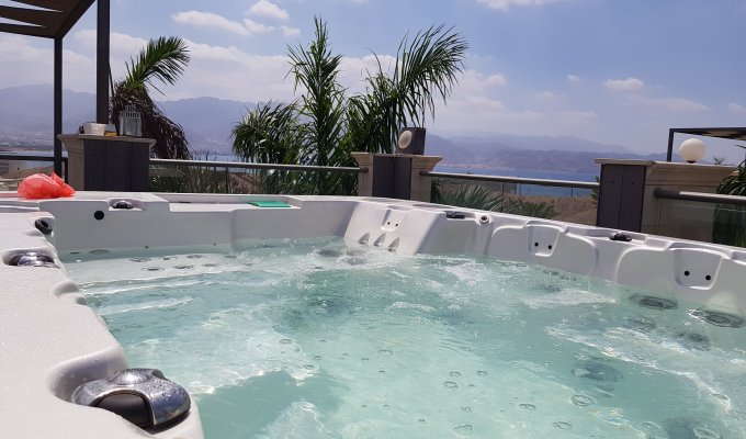 Israel Location Villa luxe Eilat Piscine privée Jacuzzi synagogue plages