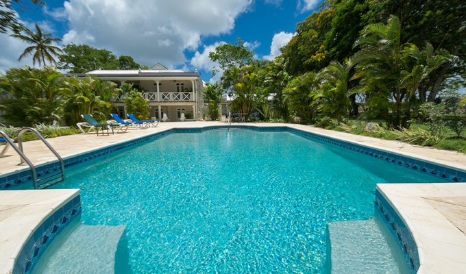 Location villa de luxe ile de la Barbade vue mer piscine privée Bridgetown 