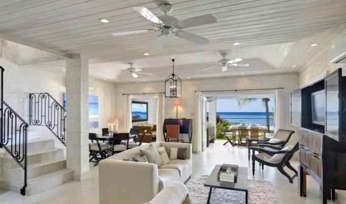Location villa ile de la Barbade sur la plage avec piscine privée - St James - Antilles -
